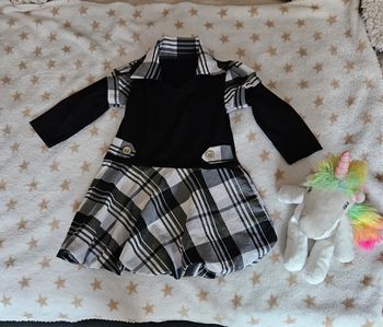 Robe fille manches longue taille 1 an et demi 2 ans