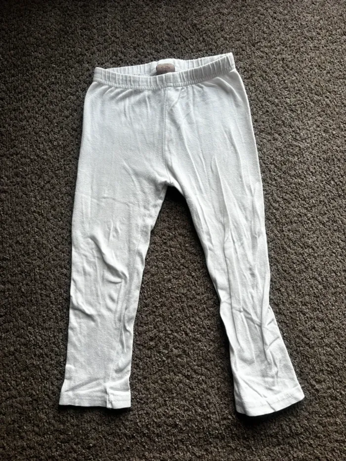 Legging fille blanc