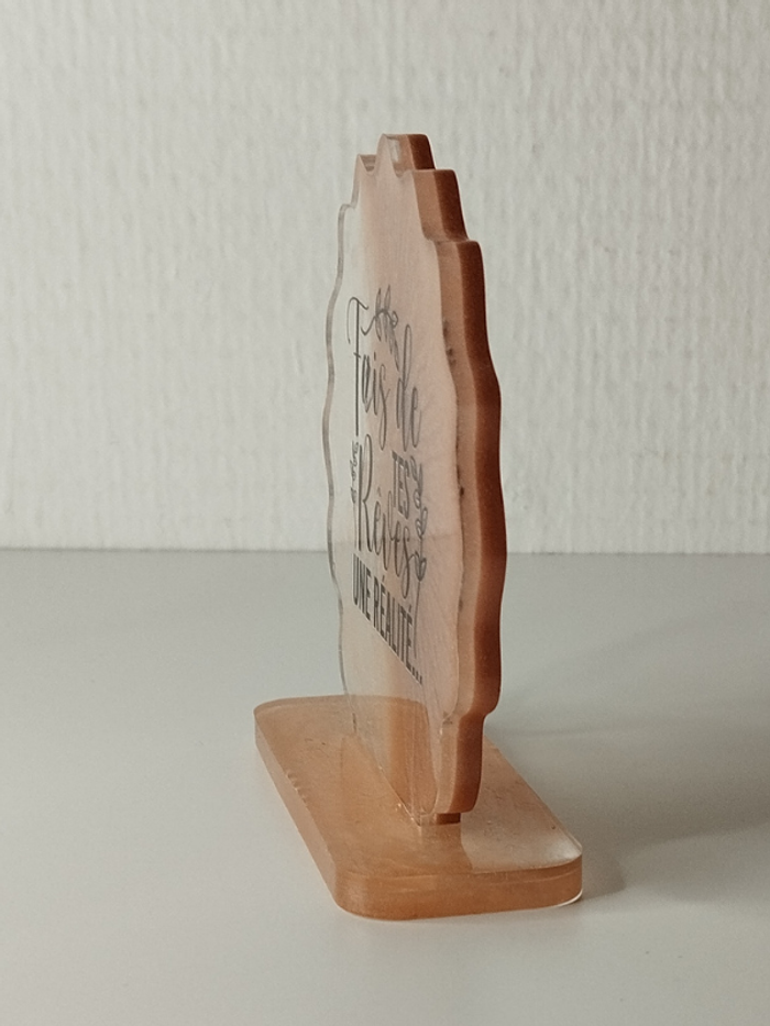 Fait main ornement bureau coiffeuse couvre tasse en résine abr026 - photo numéro 3