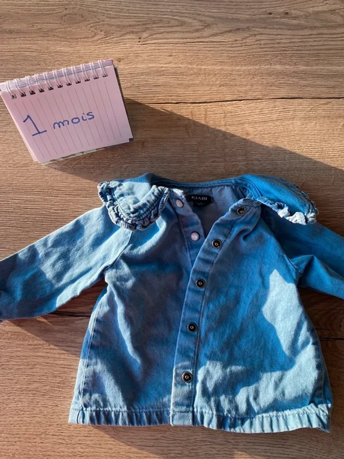 Chemise en jeans 1 mois