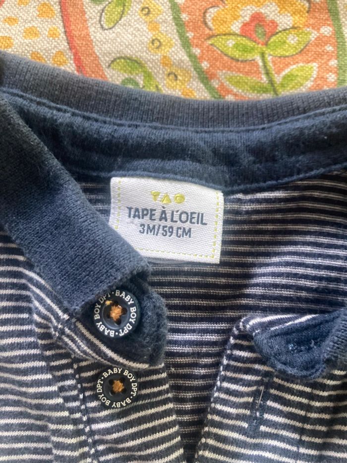 Ensemble pantalon velours et polo manches longues Tape à l’œil 3 mois - photo numéro 6