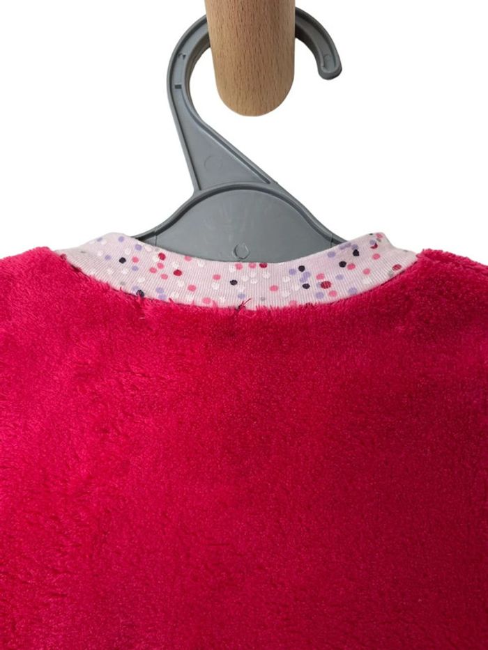 Pyjama chaud fuchsia en polaire douce - Absorba 6 mois (68cm) - photo numéro 6