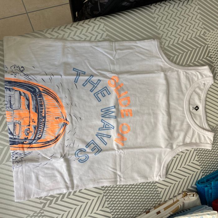 Débardeur garçon coton