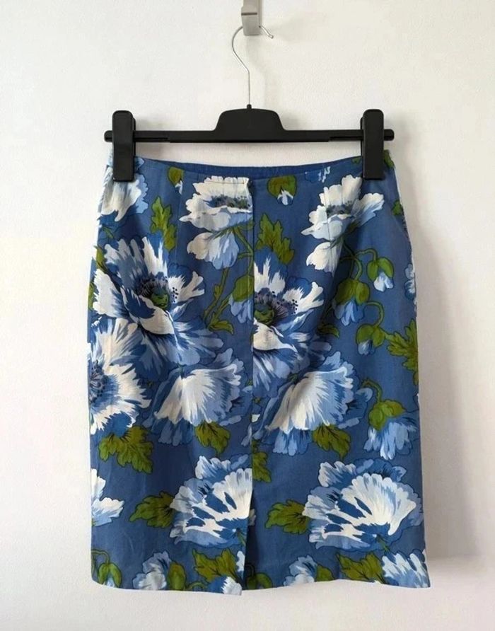 Ensemble d'été vintage fleurie : chemisier et jupe - Cacharel - taille 36 - photo numéro 7