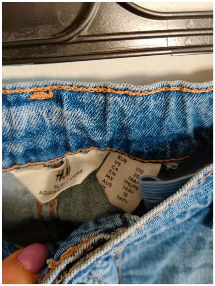C24 jeans bleu H&M 14 ans - photo numéro 3