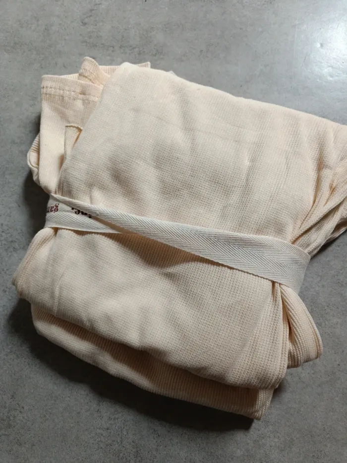 Set femme Gamin Gamine S/M tee shirt pantalon gaufré beige - photo numéro 2
