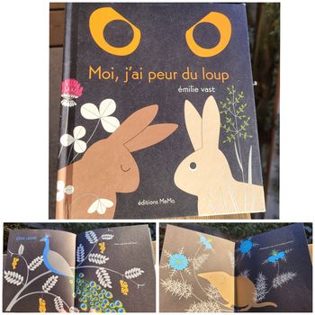Beau livre 🐇 Moi, j'ai peur du loup 🐺