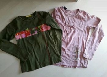 2 t-shirts manches longues