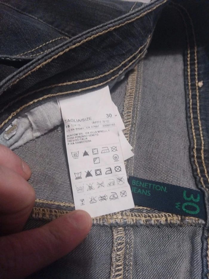 Jean benetton bleu taille 40 - photo numéro 5