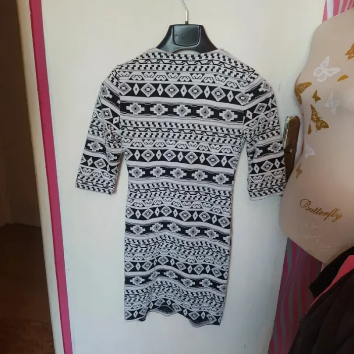 249- robe casual manche 3/4, H F women, Taille XS - photo numéro 3