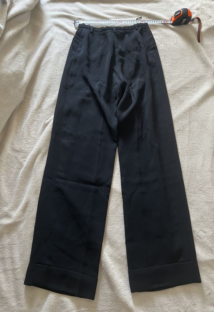 đ Pantalon noir coupe droite â taille 36 â GĂ©rard Darel - photo numĂ©ro 2