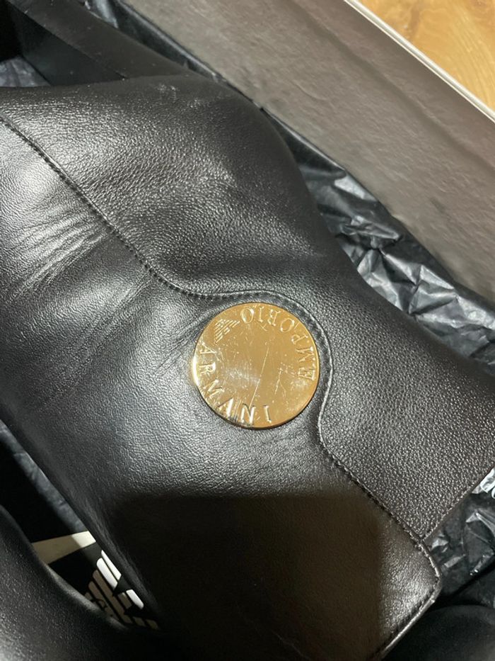 Emporio Armani Bottines noire taille 39 - photo numéro 11
