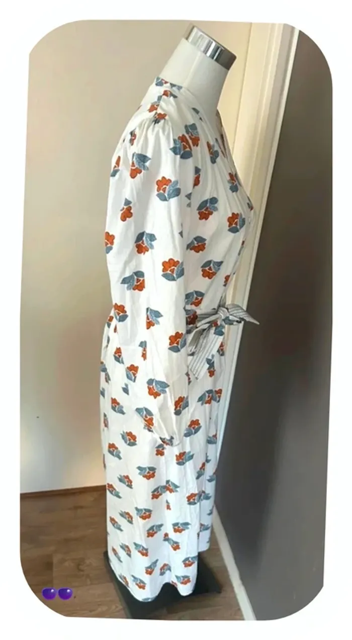 Zara robe blonde/femme, taille M/38 manches longues - photo numéro 6