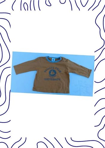 Tee-shirt 6 mois Petit Bateau