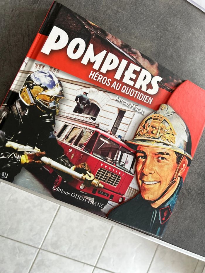 Livre pompier héros au quotidien