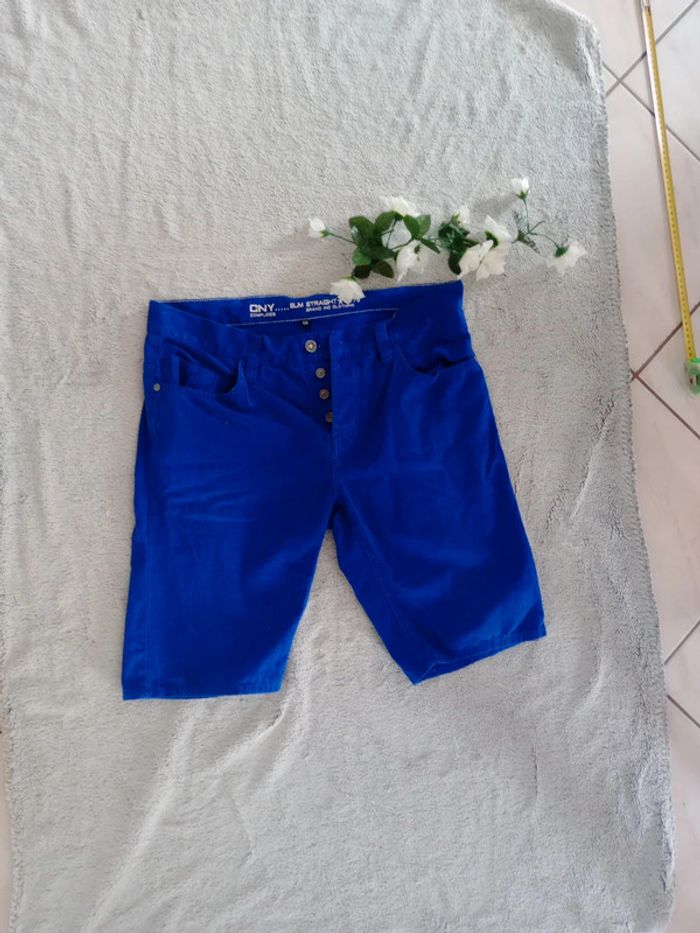 Bermuda homme 46 bleu électrique c85