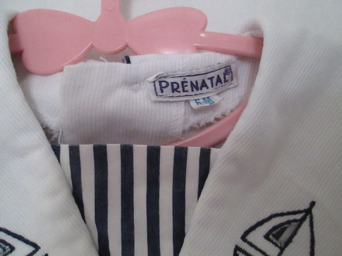 Robe blanche & marine Prénatal - photo numéro 3