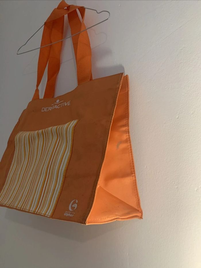 Sac orange Dermactive 42x31 cm hors anses - photo numéro 4
