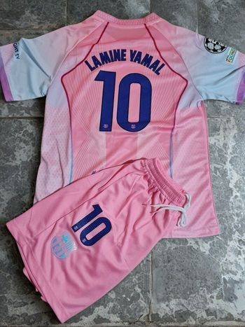 Ensemble football FC Barcelone - Lamine yamal - 8 ans