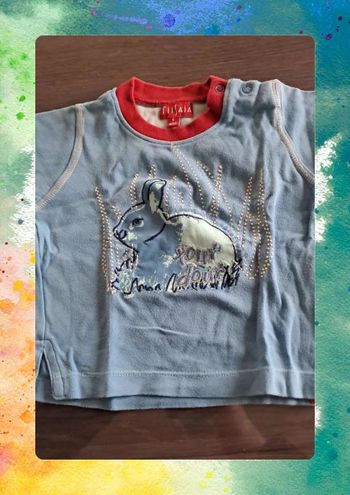 Tshirt lapin 6 mois