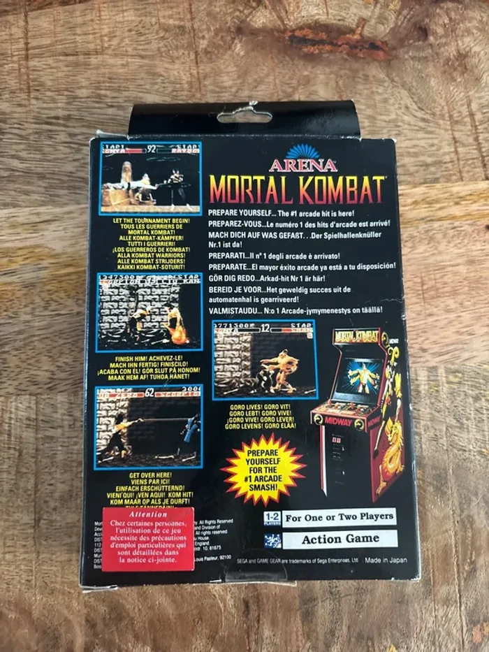 Mortal kombat sega gamegear - photo numéro 2