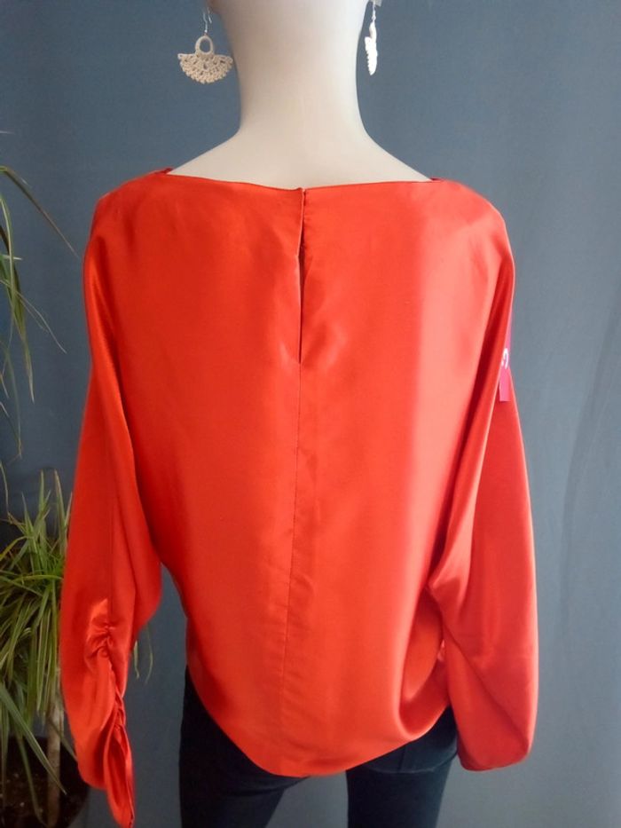 Blouse satin vintage 🤩 - photo numéro 2