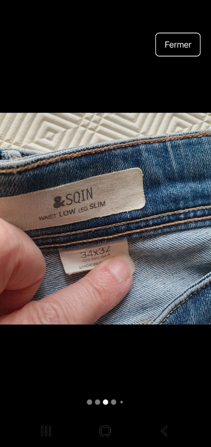 jeans troué femme neuf HM - photo numéro 3