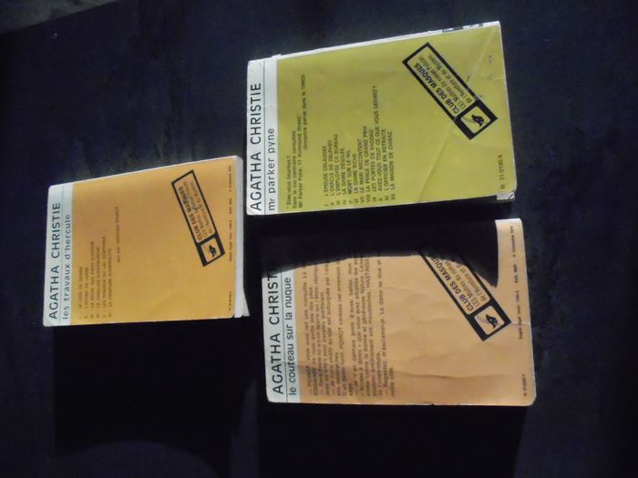 Lot de 3 livres d'Agatha Christie vintage - photo numéro 2