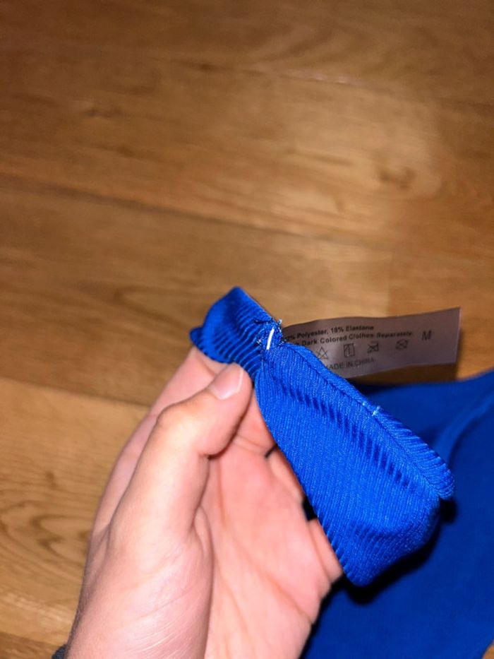 Bas de maillot de bain 2 pièces bikini bleu électrique - photo numéro 4