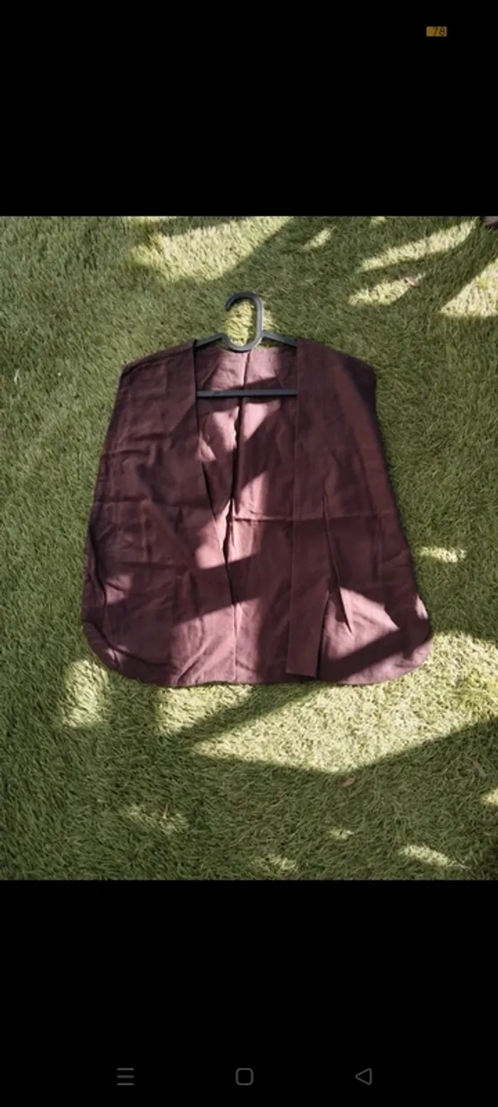 Veste sans manches Marron Taille L - photo numéro 2
