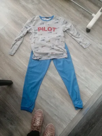 Pyjama velours garçon 10A