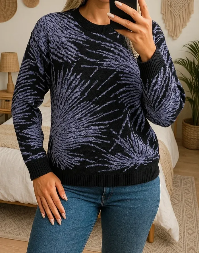 🩷 Jolie pull d'hiver taille unique.