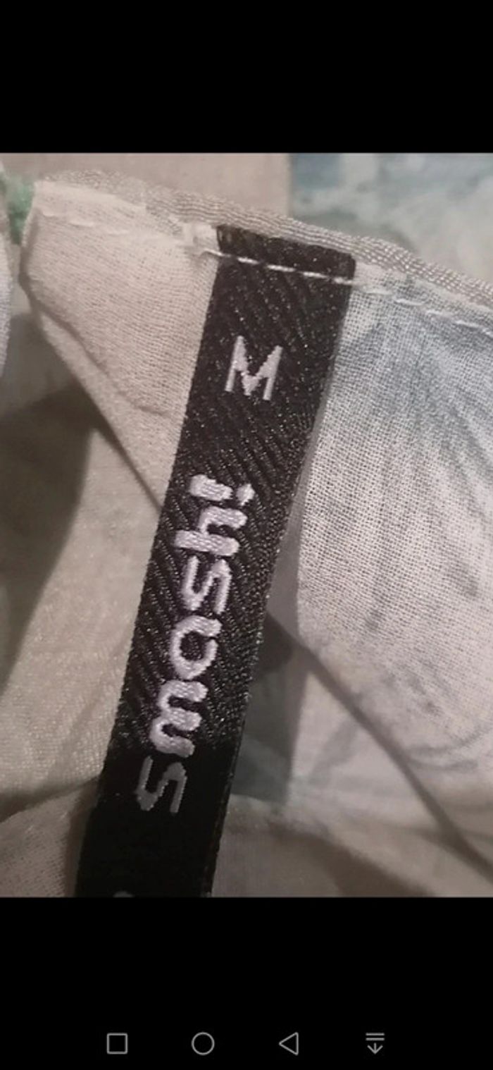 Robe courte d'été tropicale vert d'eau Taille M Smash! - photo numéro 10