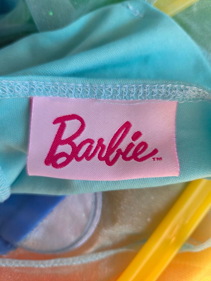 Déguisement / Costume fille Barbie rainbow 8/10 ans - photo numéro 5