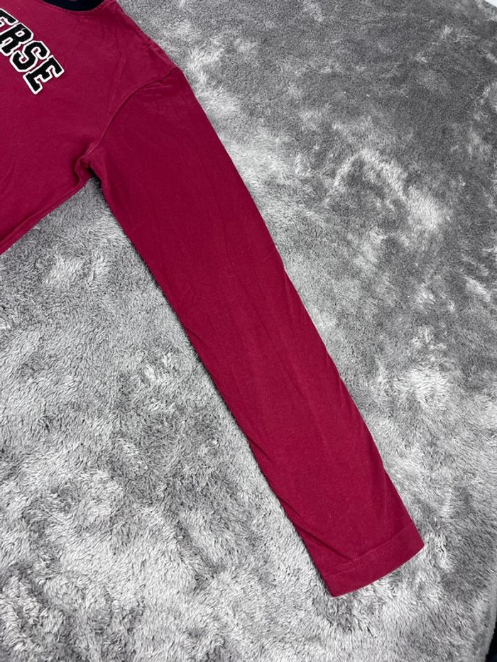T-shirt manches longues Converse All Star Bordeaux – Taille XL - photo numéro 10