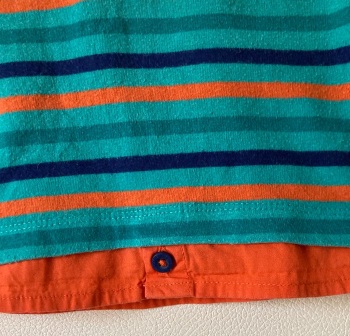 Polo rayé avec manches longues bébé 12 mois - photo numéro 3