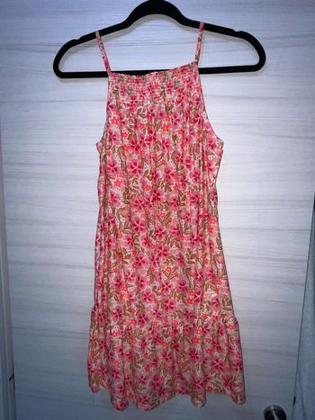 Robe courte fleuries