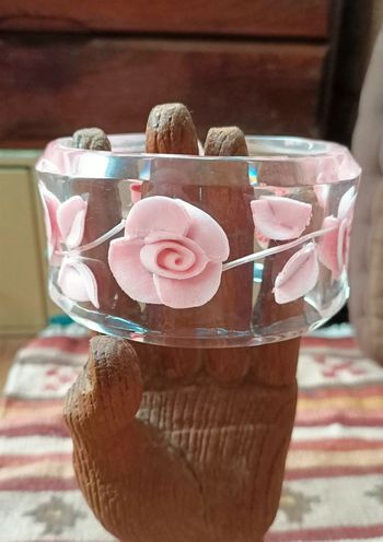 Large bracelet lucite vintage