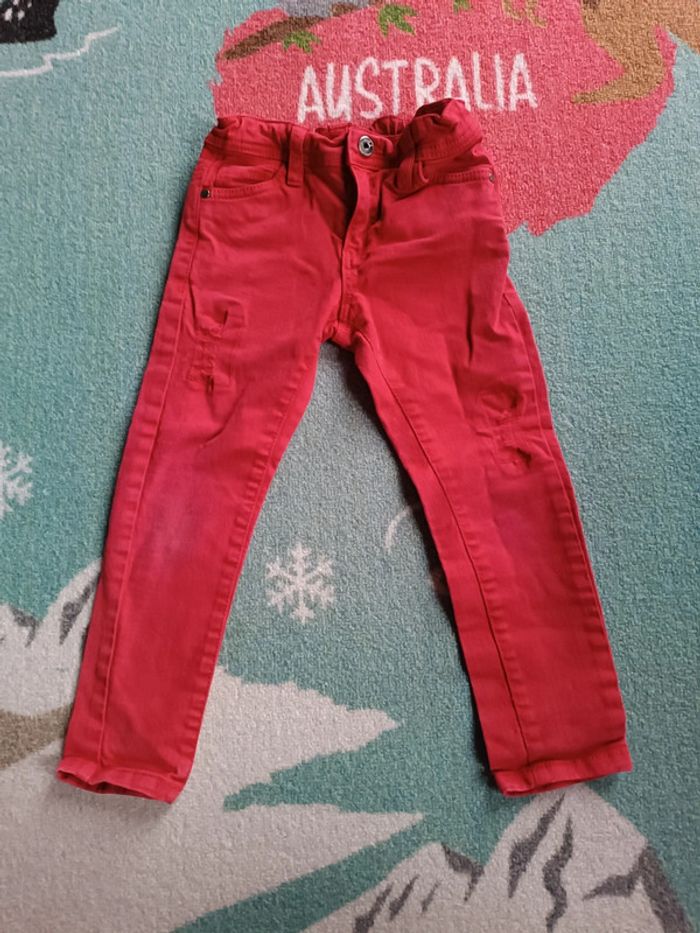 Pantalon réglable à la taille tape à l oeil 4ans 104 - photo numéro 3