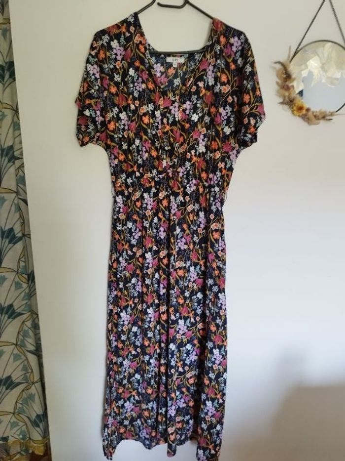 Robe longue fleuri la Halle au vêtements