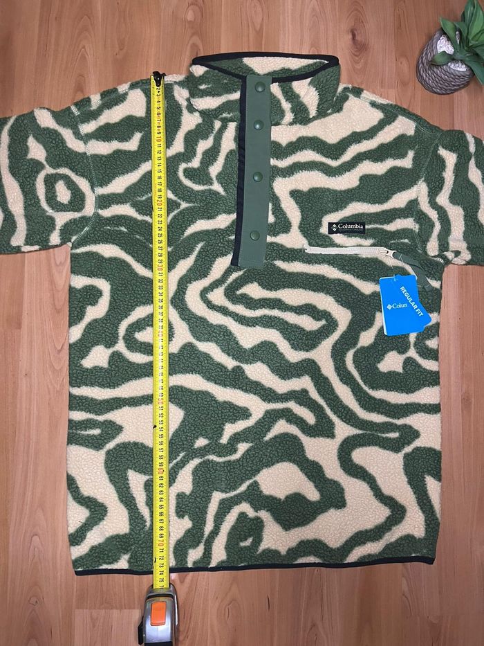 Polaire Columbia Helvetia / zebré vert beige / taille M - photo numéro 5