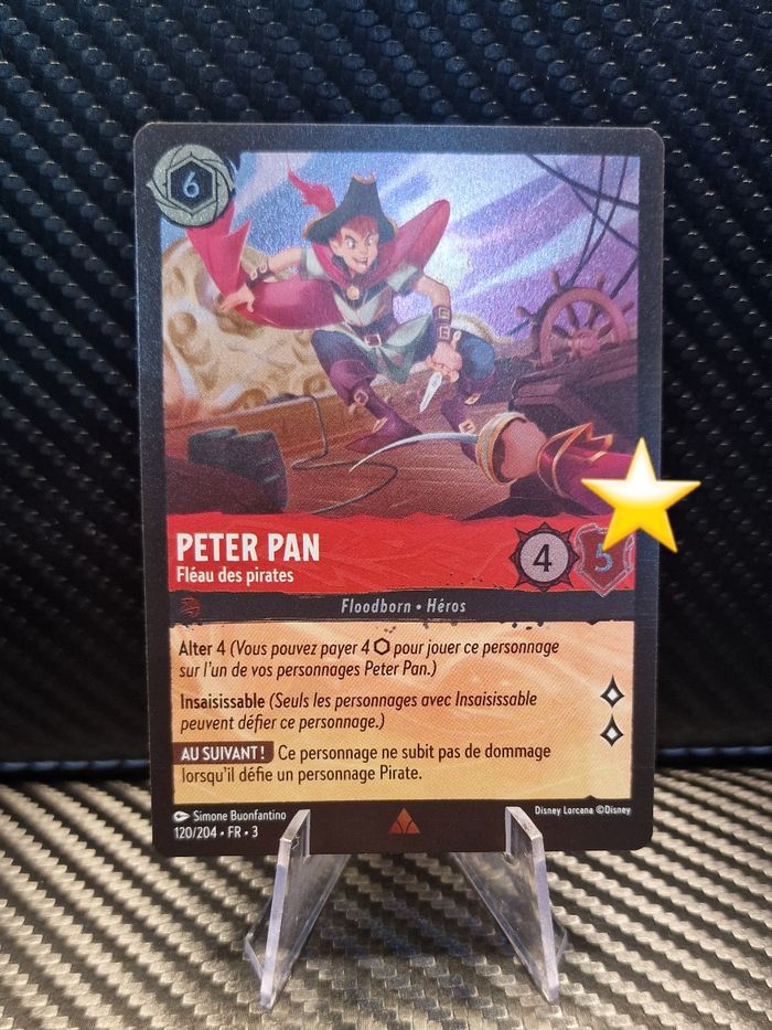 Foil  peter pan lorcana chapitre 3 120/204