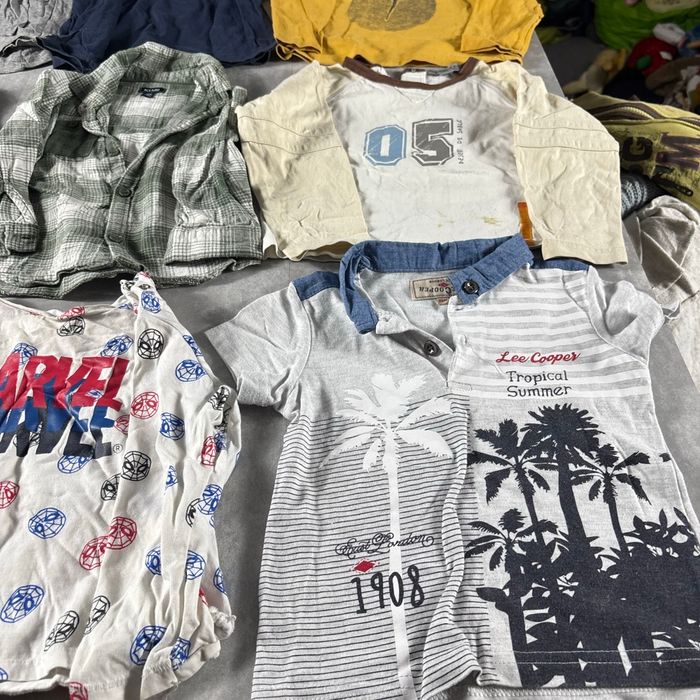 Lot 9 t-shirt haut taille 23-24 mois - photo numéro 3