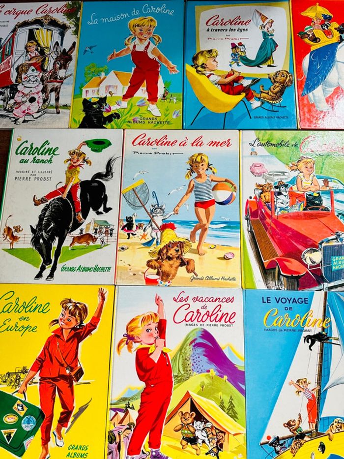 Incroyable lot comme neuf 10 livres Caroline grands formats EO Pierre Probst albums - photo numéro 4