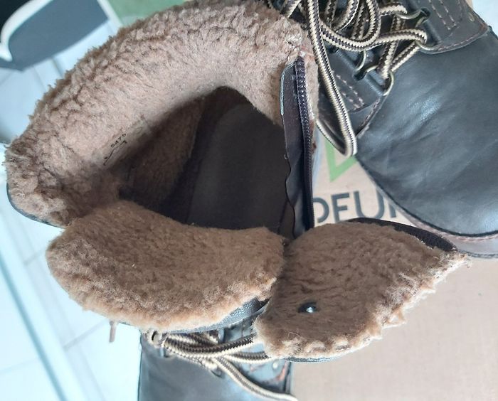 Chaussures montantes hiver fourrées marron enfant - P.34 - photo numéro 3