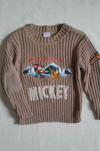 Pull Chaud Mickey 18-24 mois