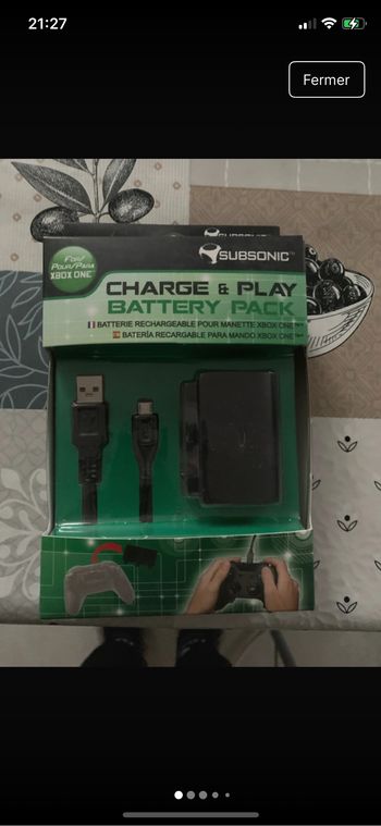 Chargeur Xbox One Subtonic - Neuf