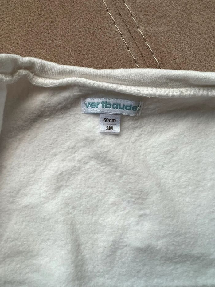 Gilet style polaire tout doux Verbaudet 3 mois - photo numéro 3