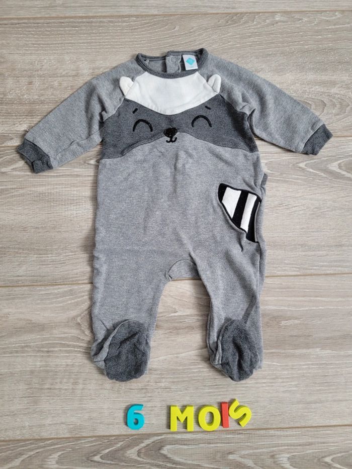 Pyjama coton garçon 6 mois Tex