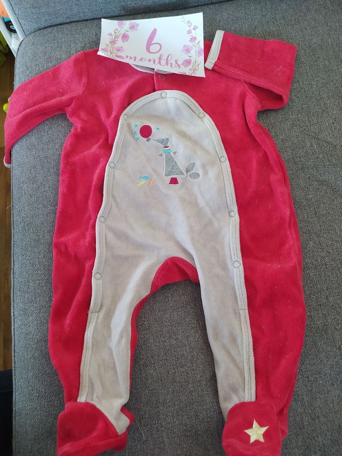 6 mois_lot 4 pyjamas epais - photo numéro 2